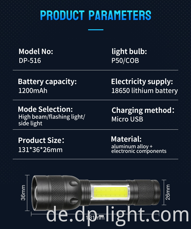 Tactical LED Flashlight